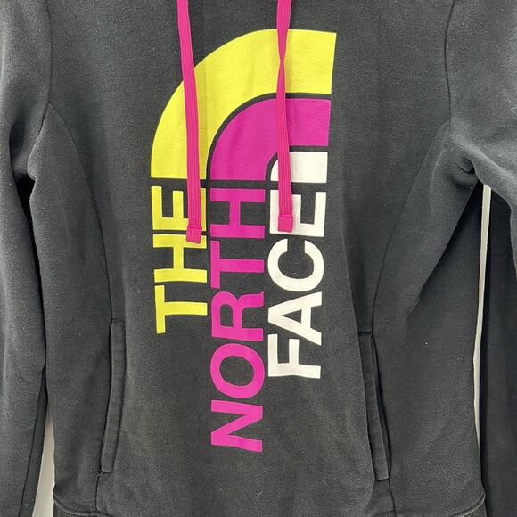 The North Face Hoodie - Black/Yellow/White/Purple - Small - Picture 3 of 6